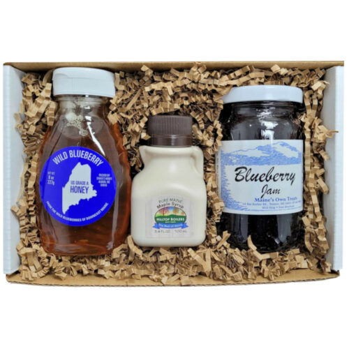 Maine Holiday Gift Pack (Blueberry Jam, Honey & Maple Syrup)