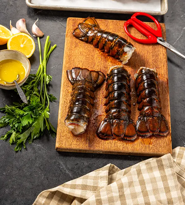 Preparing Lobster Tails