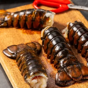 Preparing Split Lobster Tails