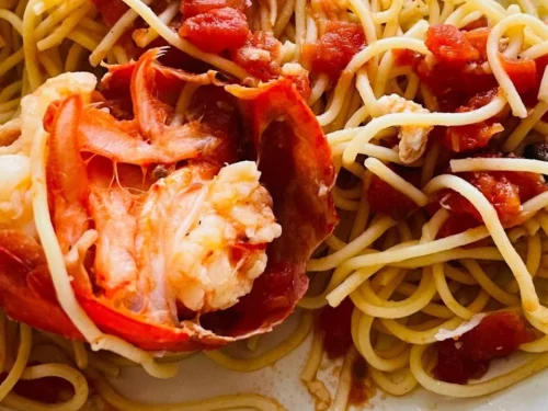Lobster Fra Diavolo with Angel Hair Pasta