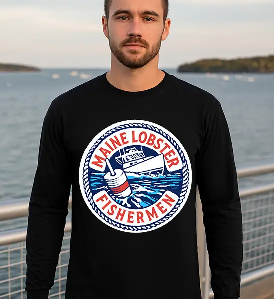 MLF Red Buoy Long Sleeve Shirt (Black and Red Logo Options)