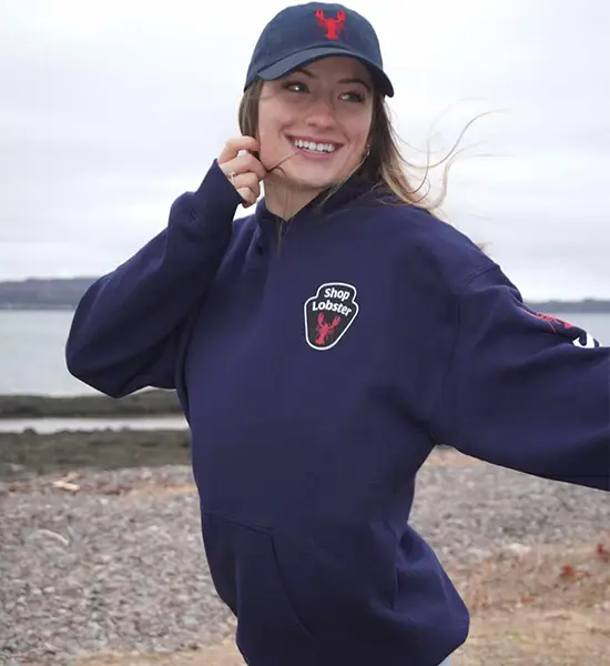 ShopLobster Heritage Badge Pullover Hoodie