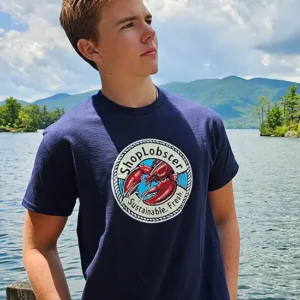 ShopLobster Heritage Vintage Tee with Large Logo