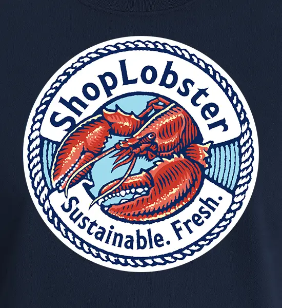ShopLobster Heritage Vintage Tee with Large Logo