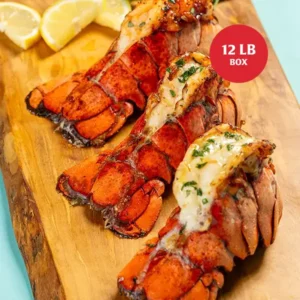 Box of 12 lb Maine Lobster Tails - Premium Frozen Lobster Tails from ShopLobster